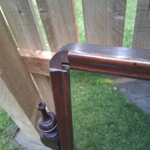 Antique Mahogany Dressing Table Mirror - Image 4
