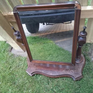 Antique Mahogany Dressing Table Mirror