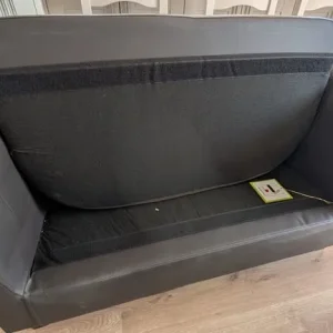 Double Seat Tub Chair (Brown Faux Leather) - Image 5