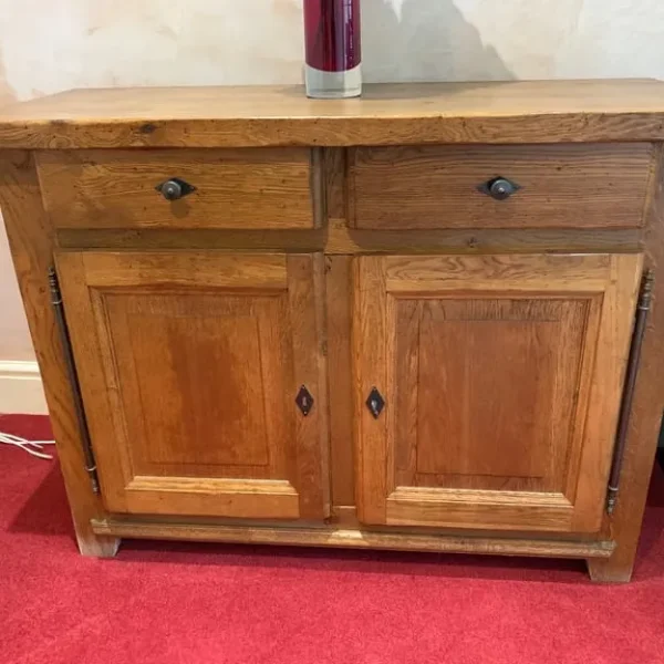 Solid oak dining or kitchen cabinet