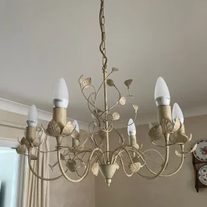 Cream Chandelier - Image 2