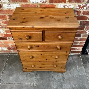Solid Pine Chest of Drawers - Image 3