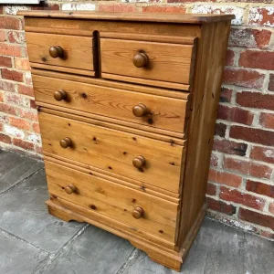 Solid Pine Chest of Drawers - Image 5