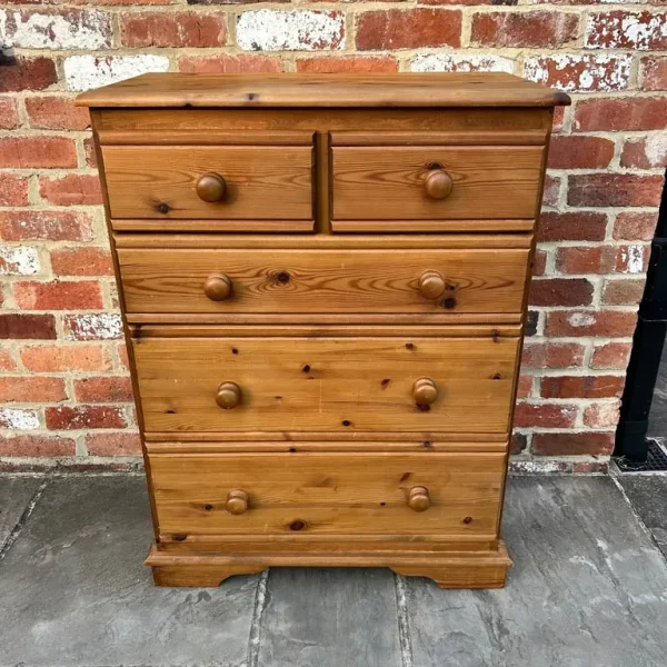 Solid Pine Chest of Drawers