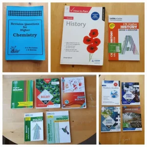 School books – Higher Modern Studies, History, Chemistry