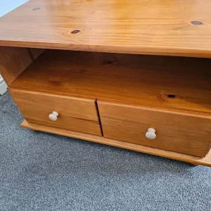 Tv unit with 2 draws