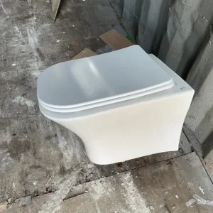 Wall hung toilet pan