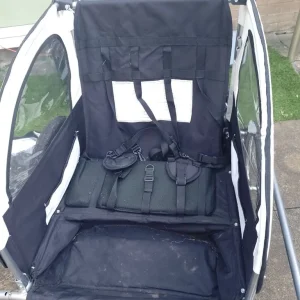 Bicycle trailer x2 children converts to push buggy - Image 2