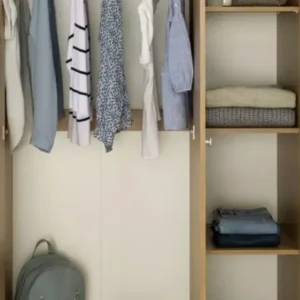 2-door and open shelf wardrobe - Image 2