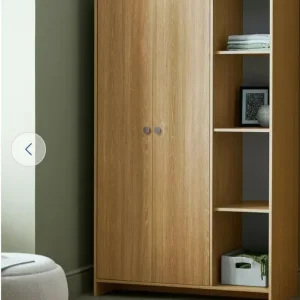 2-door and open shelf wardrobe
