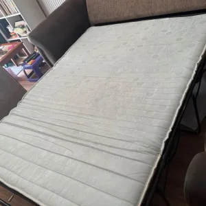 DFS corner sofa bed with ottoman foot stool - Image 5