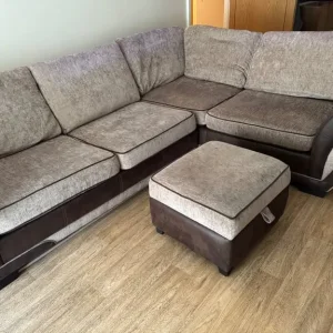 DFS corner sofa bed with ottoman foot stool