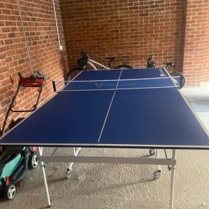 9FT Table Tennis Table with Wheels and Foldable Design - Image 2