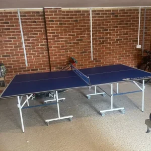 9FT Table Tennis Table with Wheels and Foldable Design - Image 3