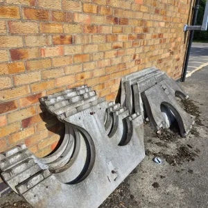 Concrete bench & table ends