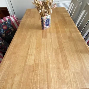 Farmhouse Kitchen Table & 4 x Chairs - Image 3