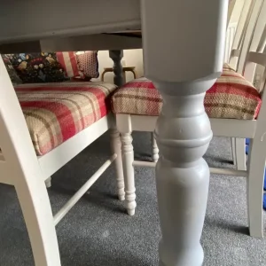 Farmhouse Kitchen Table & 4 x Chairs - Image 5