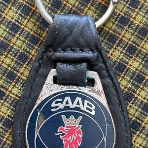 Vintage Saab Scania Key Ring Fob