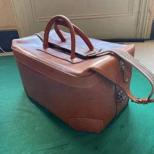 Purdey 48HR Leather Holdall in Tan - Image 2