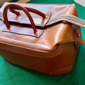 Purdey 48HR Leather Holdall in Tan - Image 3