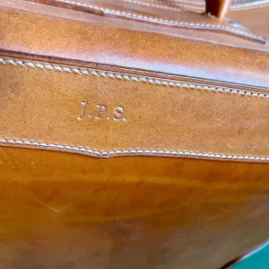 Purdey 48HR Leather Holdall in Tan - Image 6