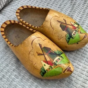 Vintage Holland Wooden Clogs – Size UK 5.5-6 - Image 3