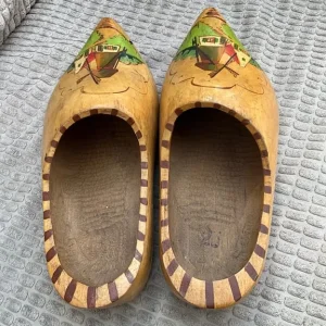 Vintage Holland Wooden Clogs – Size UK 5.5-6 - Image 4