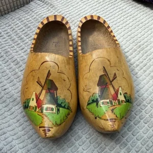 Vintage Holland Wooden Clogs – Size UK 5.5-6 - Image 6
