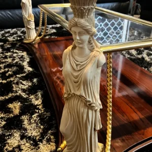Heavy oak coffee table - Image 4