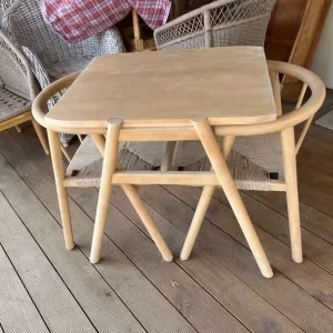 Bistro set John Lewis table and 2 chairs - Image 4