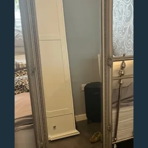 Baroque style Silver full length mirror - Image 2