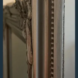 Baroque style Silver full length mirror - Image 4