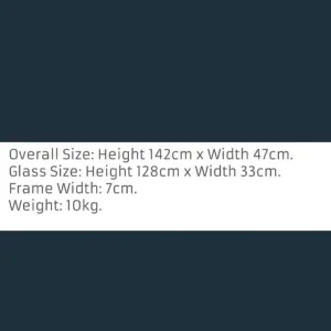 Baroque style Silver full length mirror - Image 5