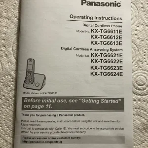 PANASONIC TRIO HANDSET CORDLESS PHONE - Image 6