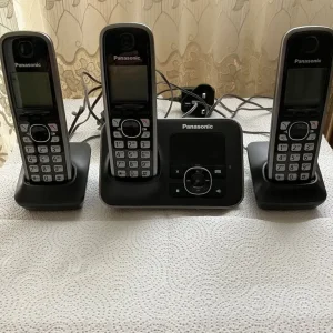 PANASONIC TRIO HANDSET CORDLESS PHONE - Image 8