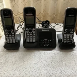 PANASONIC TRIO HANDSET CORDLESS PHONE - Image 1