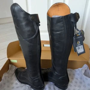 Shires Moretta Pietra Riding Boots - Black, Size 6 - Image 2