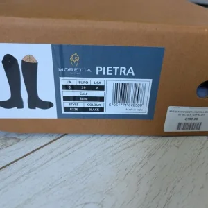 Shires Moretta Pietra Riding Boots - Black, Size 6 - Image 6