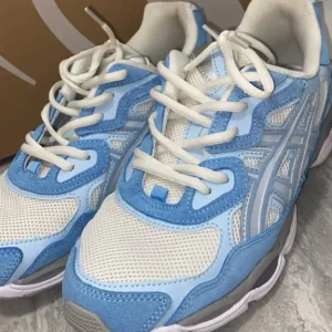 ASICS Gel NYC Cream Arctic Sky UK Size 10 - Image 2