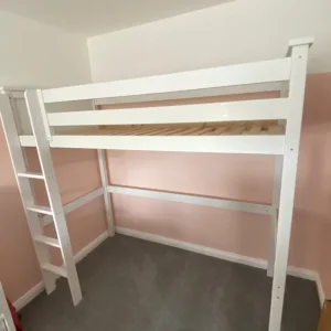White High Sleeper Bed - Image 2
