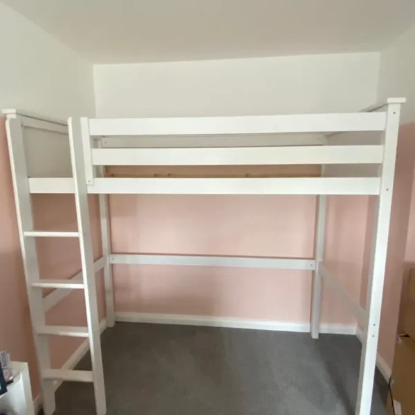White High Sleeper Bed