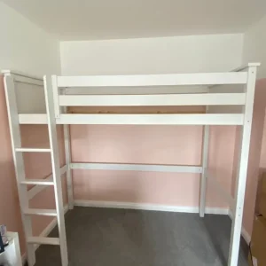 White High Sleeper Bed