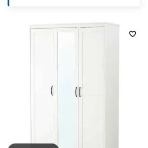 ikea SONGESAND 3-door mirrored wardrobe - Image 2