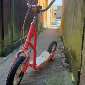 Vintage BMX scooter with Super styling