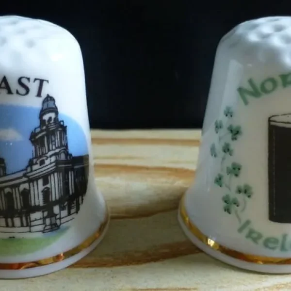 Two Northern Ireland thimbles