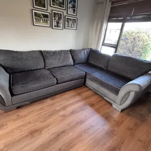 Grey Corner Sofa - Image 2