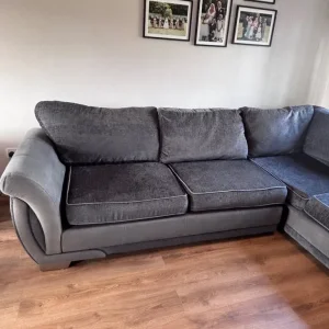 Grey Corner Sofa - Image 3