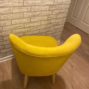 Mustard yellow armchair - Image 3