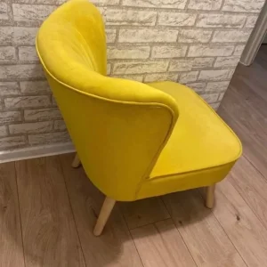Mustard yellow armchair
