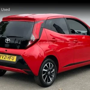 2021 Toyota Aygo X-Trend 1.0 Auto – Red & Black, Low Mileage, Full Service History - Image 2